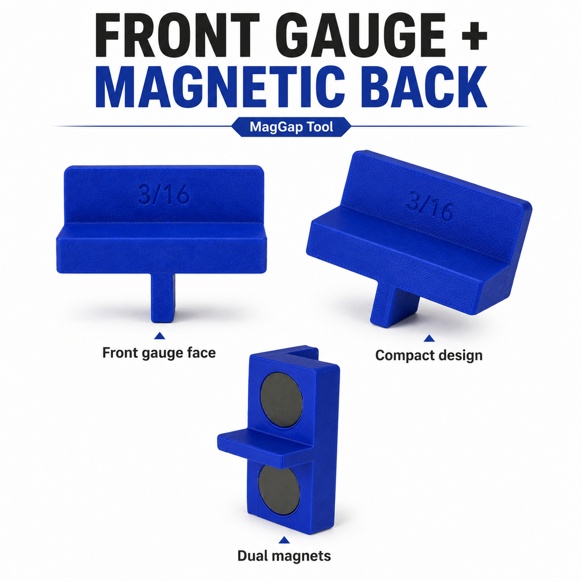 Mag Gap-magnetic body panel gapping tool